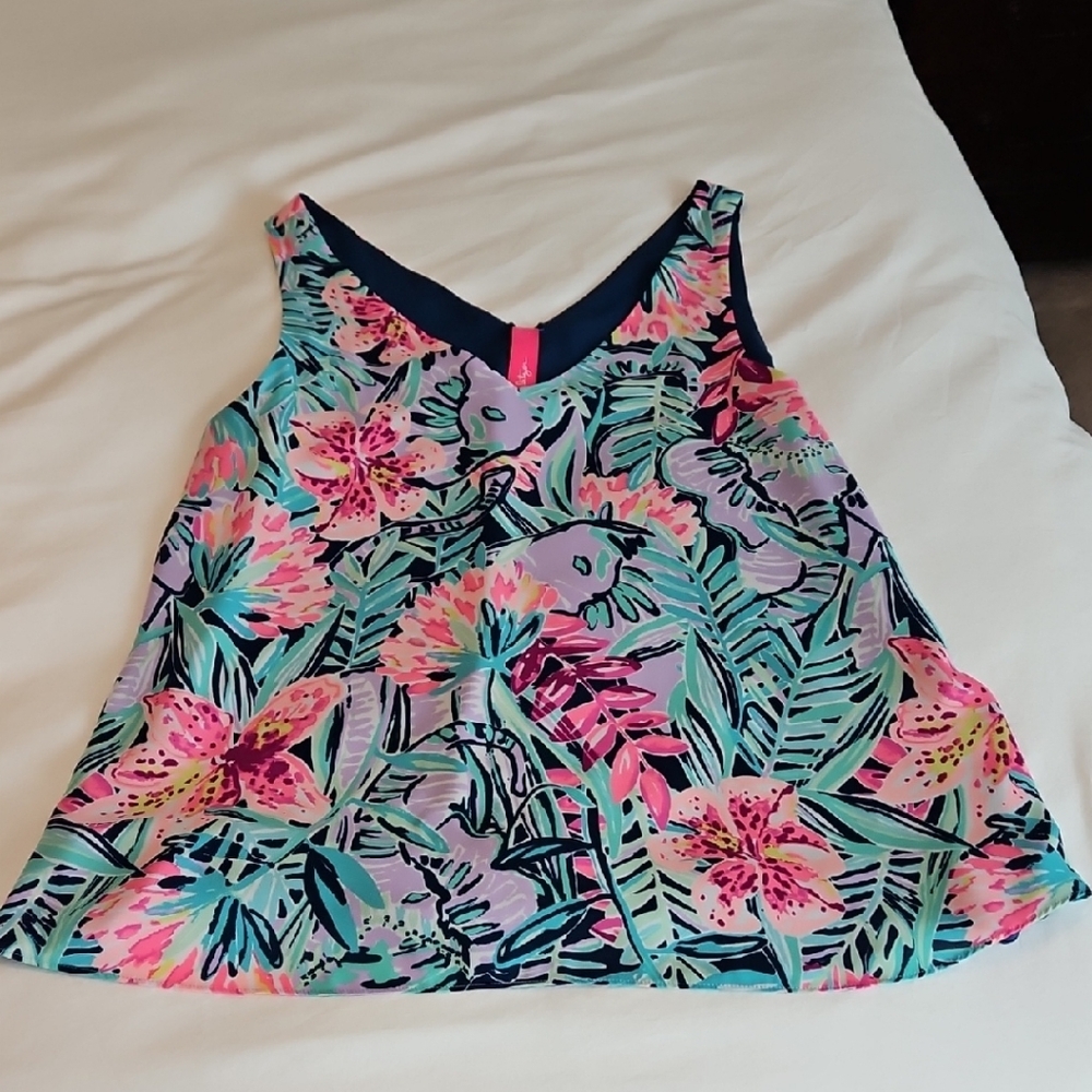 Lilly Pulitzer Vibrant Floral Top